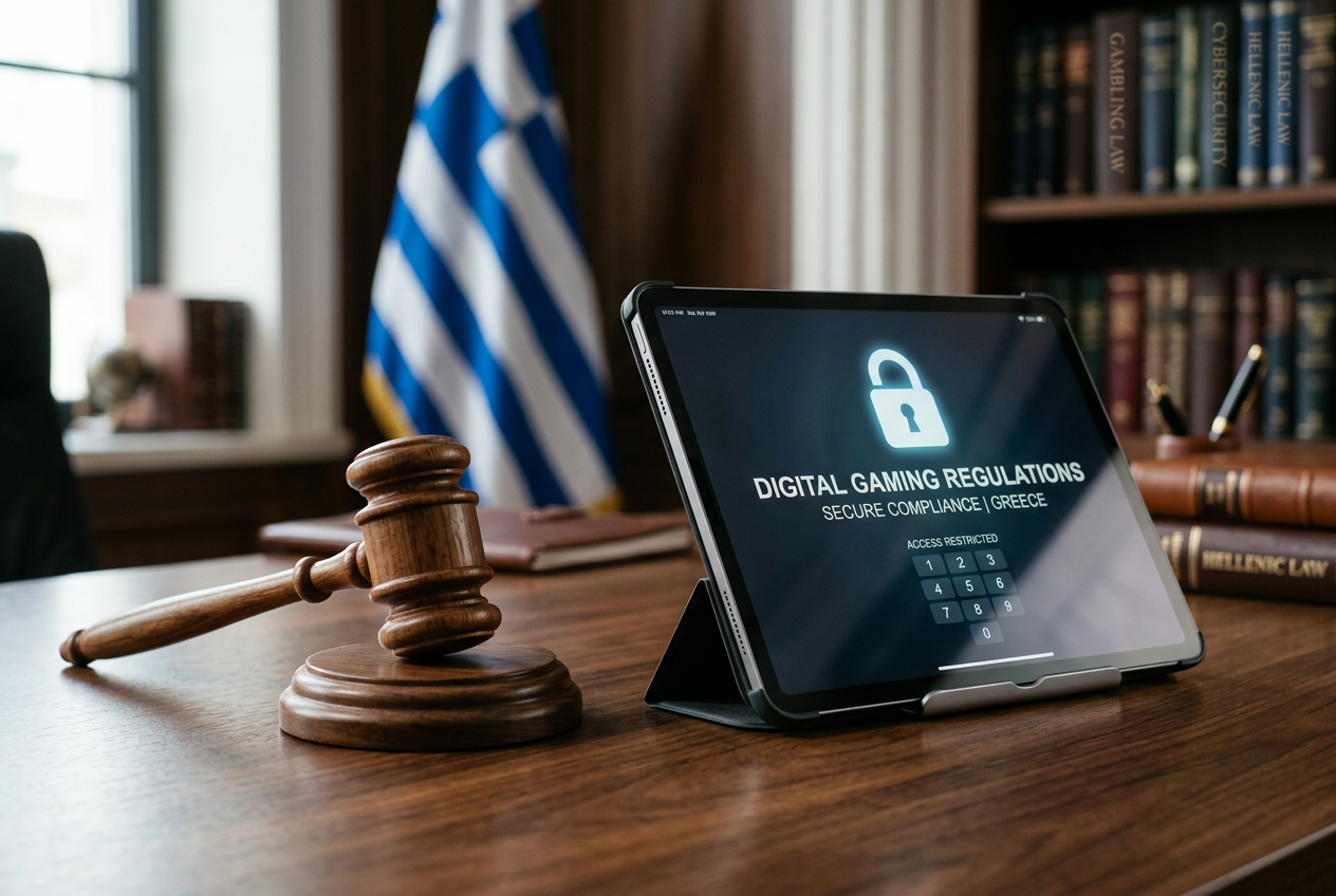 Symbolic imagery of Greek gambling laws